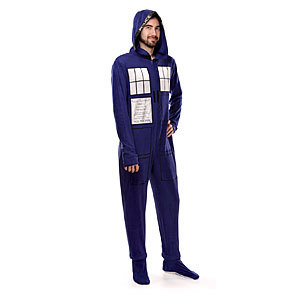 TARDIS Footie Union Suit