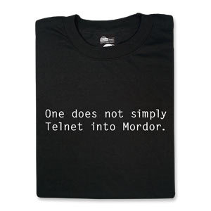 One Does Not Simply Telnet into Mordor