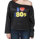 Black I Love 80s Sweatshirt