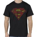 Distressed Superman Logo Shirt