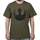 Green Distressed Rebel Star Wars T-Shirt