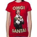 Ladies OMG Santa Elf Shirt