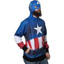 Sublimated Captain America Costume Hoodie