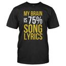 My Brain is 75% Song Lyrics