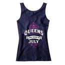 Queens Are Born In July Tank Top