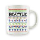 Seattle Ugly Christmas Sweater - 15oz Mug