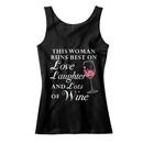 This Woman Runs on Love, Laughter and Lots of Wine Tank Top
