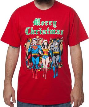 DC Comics Christmas T-Shirt