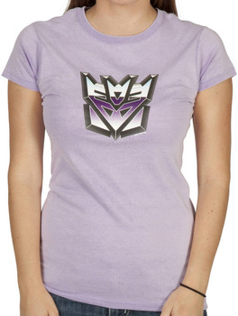 Ladies Transformers Decepticon Logo Shirt