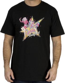 ❤️ Jem And The Holograms Retro Vintage T Shirt Pink Teen Juniors Small Junk Food