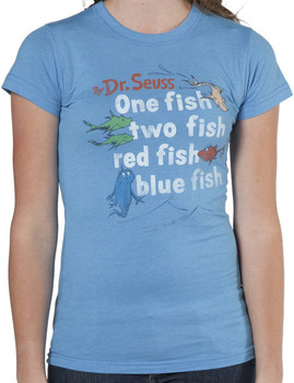 One Fish Two Fish Dr. Seuss T-Shirt by Junk Food by 80stees