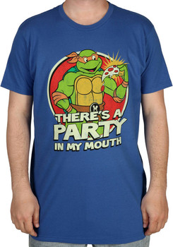 Party In My Mouth Michelangelo Shirt