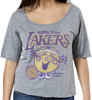 Scoop Neck Little Miss Lakers Shirt By Junk Food