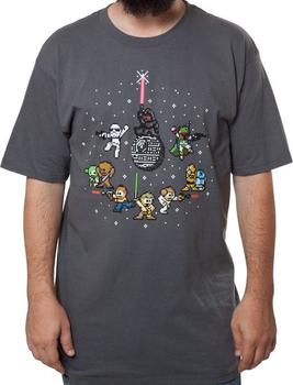 Star Wars 8-Bit Galaxy Shirt