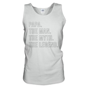 Papa. The Man. The Myth. The Legend. - Coloring Version Tank Top