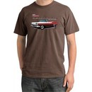 Ford Fairlane 1959 Pigment Dyed T-Shirt 500 Convertible Chestnut Tee