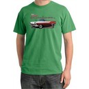 Ford Fairlane 1959 Pigment Dyed T-Shirt 500 Convertible Piper Green