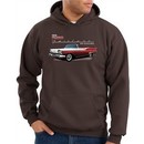 Ford Fairlane 1959 Hoodie Hooded Sweatshirt 500 Convertible Brown