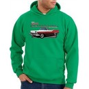 Ford Fairlane 1959 Hoodie Hood Sweatshirt 500 Convertible Kelly Green