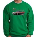 Ford Fairlane 1959 Sweatshirt 500 Convertible Kelly Green Sweat Shirt
