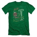 A Christmas Story Slim Fit Shirt Its A Major Prize Kelly Green T-Shirt