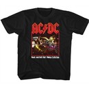 AC/DC Kids Shirt Rock And Roll Ain't Noise Pollution Black T-Shirt