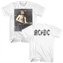 AC/DC Shirt Angus Young White T-Shirt