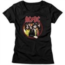 AC/DC Shirt Juniors Highway To Hell Black T-Shirt