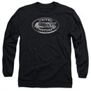 AC Delco Long Sleeve Shirt United Motors Service Black Tee T-Shirt