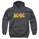 ACDC Kids Hoodie Logo Charcoal Youth Hoody