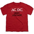 ACDC Kids Shirt High Voltage Red T-Shirt