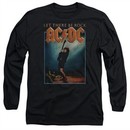 ACDC Long Sleeve Shirt Let There Be Rock Black Tee T-Shirt