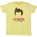 Ace Ventura Shirt Hair Adult Yellow Tee T-Shirt