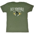 Ace Ventura Shirt Pet Adult Heather Green Tee T-Shirt