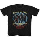 Aerosmith Kids Shirt Dream On 1973 Black T-Shirt