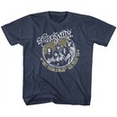 Aerosmith Kids Shirt Get Your Wings US Tour 1974 Heather Blue T-Shirt