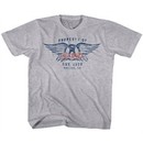Aerosmith Kids Shirt Property Of And Est.1970, Boston, MA Grey T-Shirt