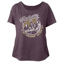 Aerosmith Ladies Shirt Get Your Wings US Tour 1974 Purple Dolman T-Shirt