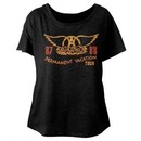 Aerosmith Ladies Shirt Permanent Vacation Tour 87-88 Black Dolman T-Shirt