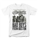 Aerosmith Shirt Bad Boys Adult White Tee T-Shirt