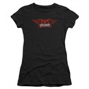 Aerosmith Shirt Juniors Winged Logo Black Tee T-Shirt