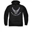 Air Force Hoodie Logo Black Sweatshirt Hoody