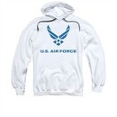 Air Force Hoodie Logo White Sweatshirt Hoody