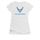 Air Force Shirt Juniors Logo White T-Shirt