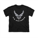 Air Force Shirt Kids Logo Black T-Shirt