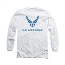Air Force Shirt Logo Long Sleeve White Tee T-Shirt