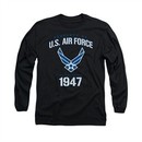 Air Force Shirt Property Of Long Sleeve Black Tee T-Shirt
