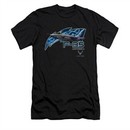 Air Force Shirt Slim Fit F35 Lightning II Black T-Shirt