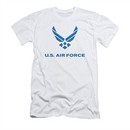 Air Force Shirt Slim Fit Logo White T-Shirt