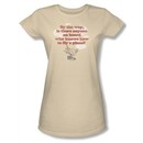 Airplane Shirt Juniors Fly Cream Tee T-Shirt